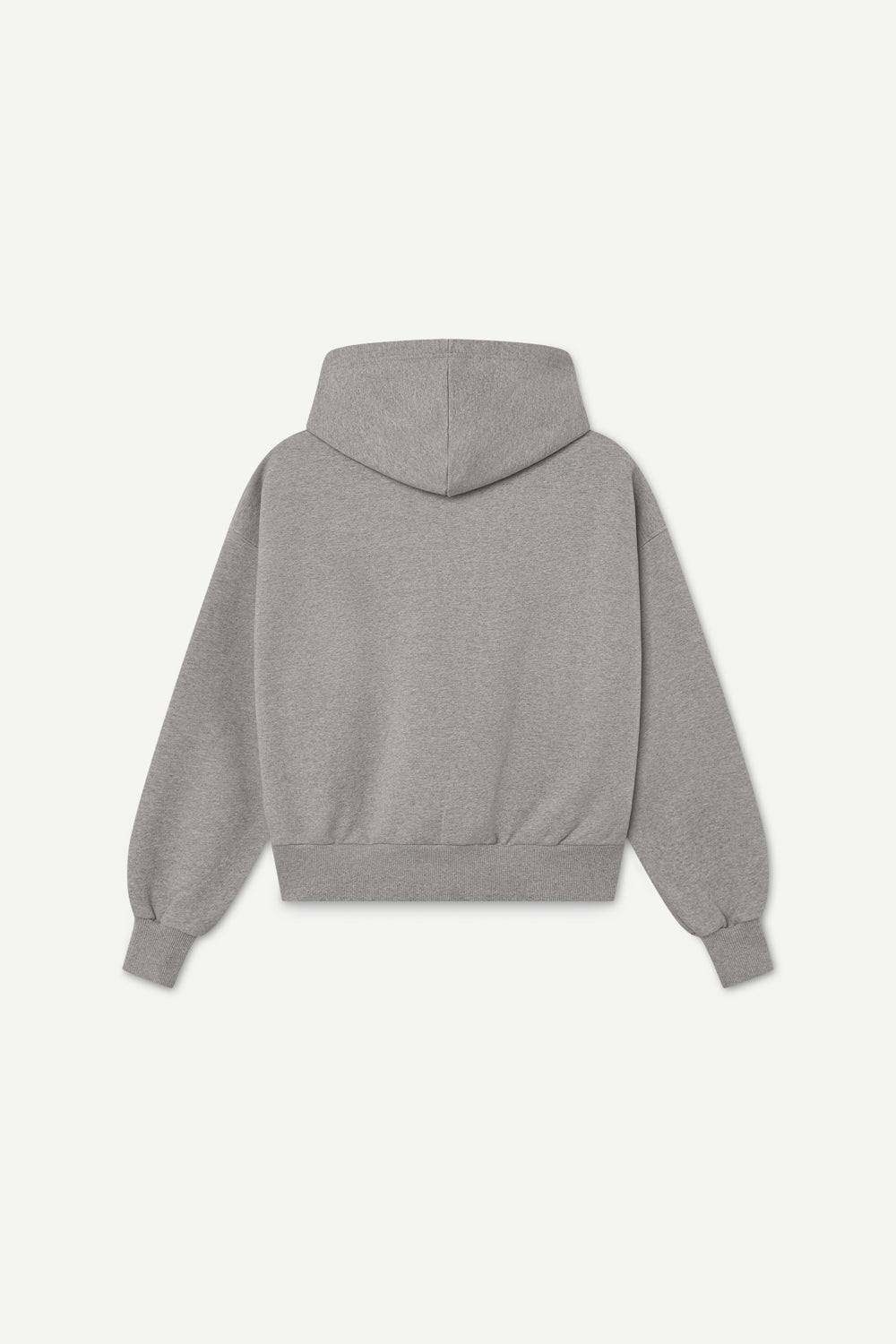 Gray hoodie on a white background