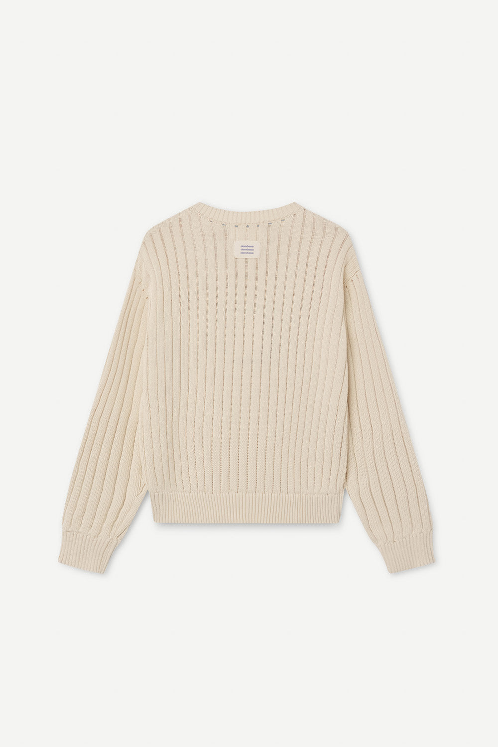 Calobra Open Knit Beige Sweater