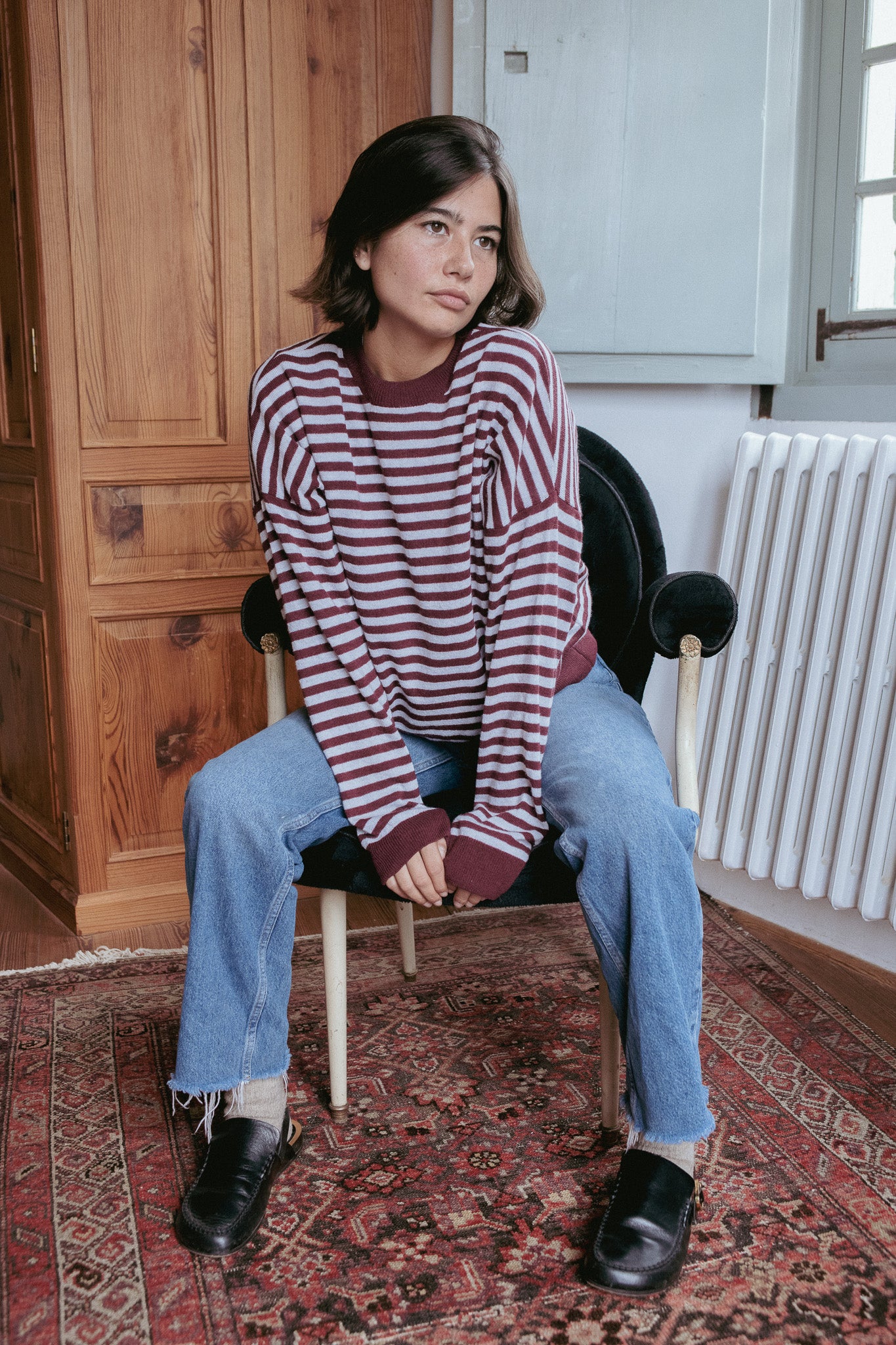 Oliva Burgundy Sweater
