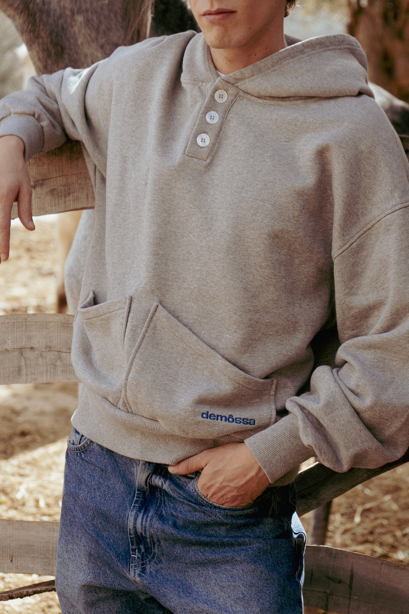 Sailor Light Grey Hoodie