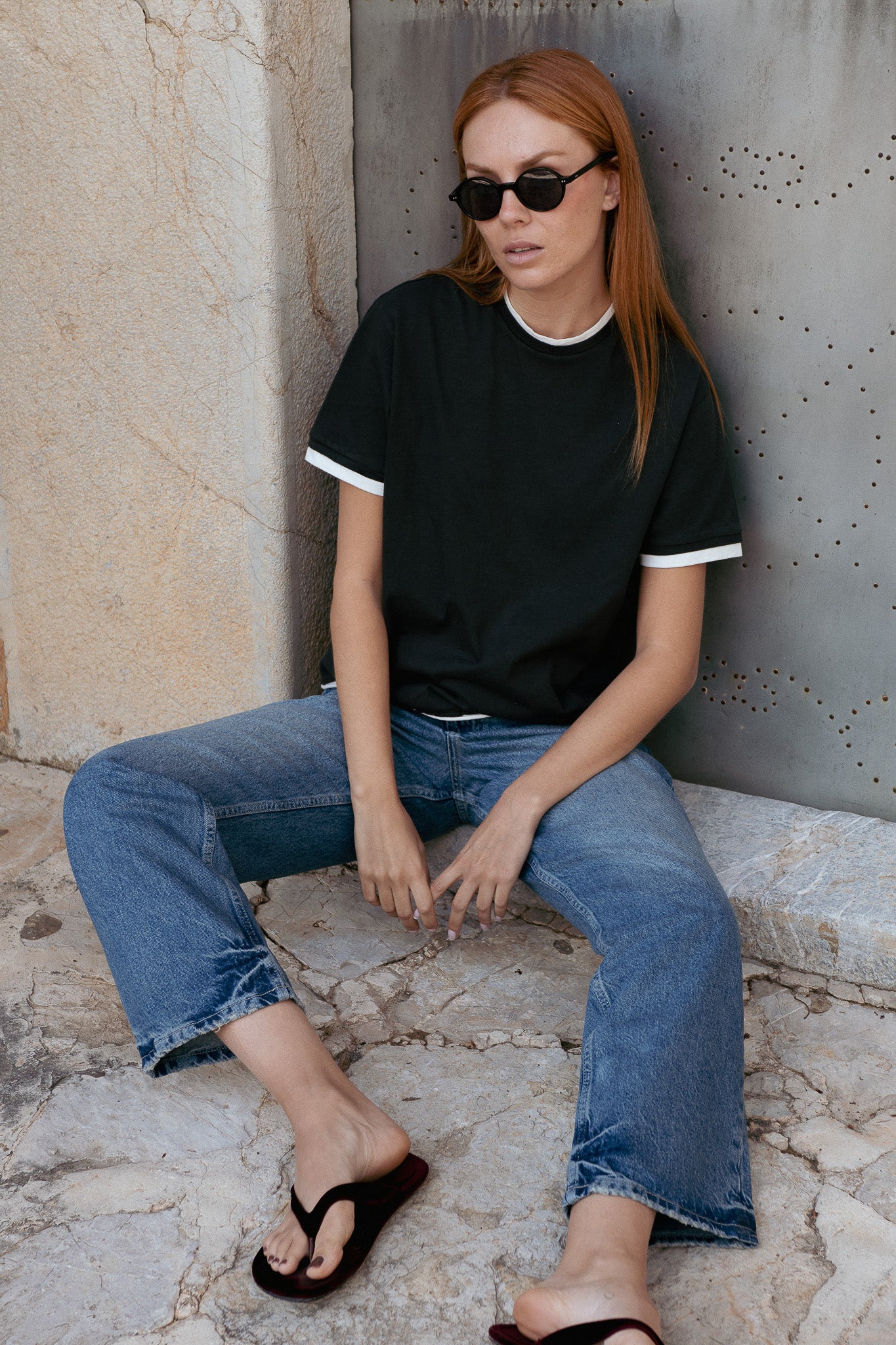 Tina Black & White T-Shirt