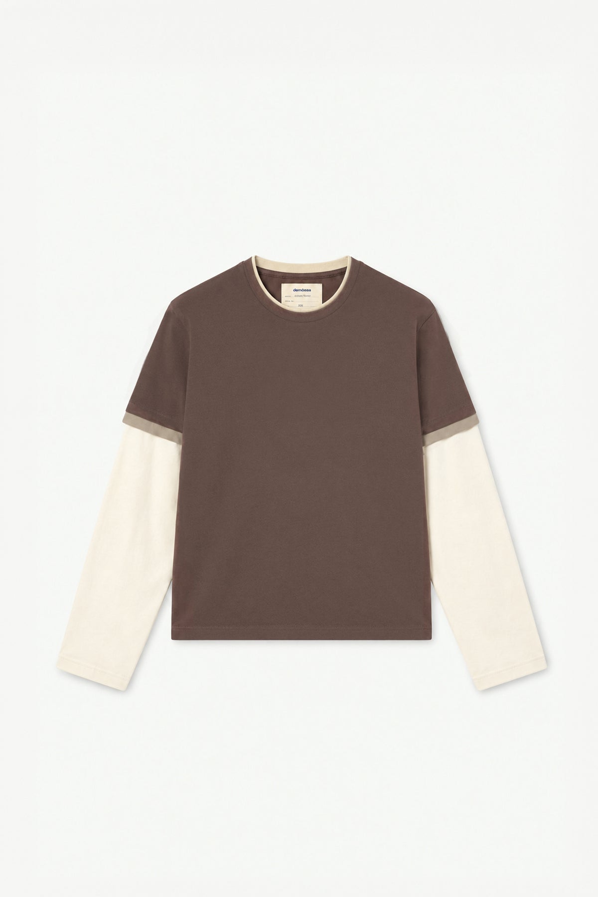 Kitina Brown Long-Sleeved T-Shirt