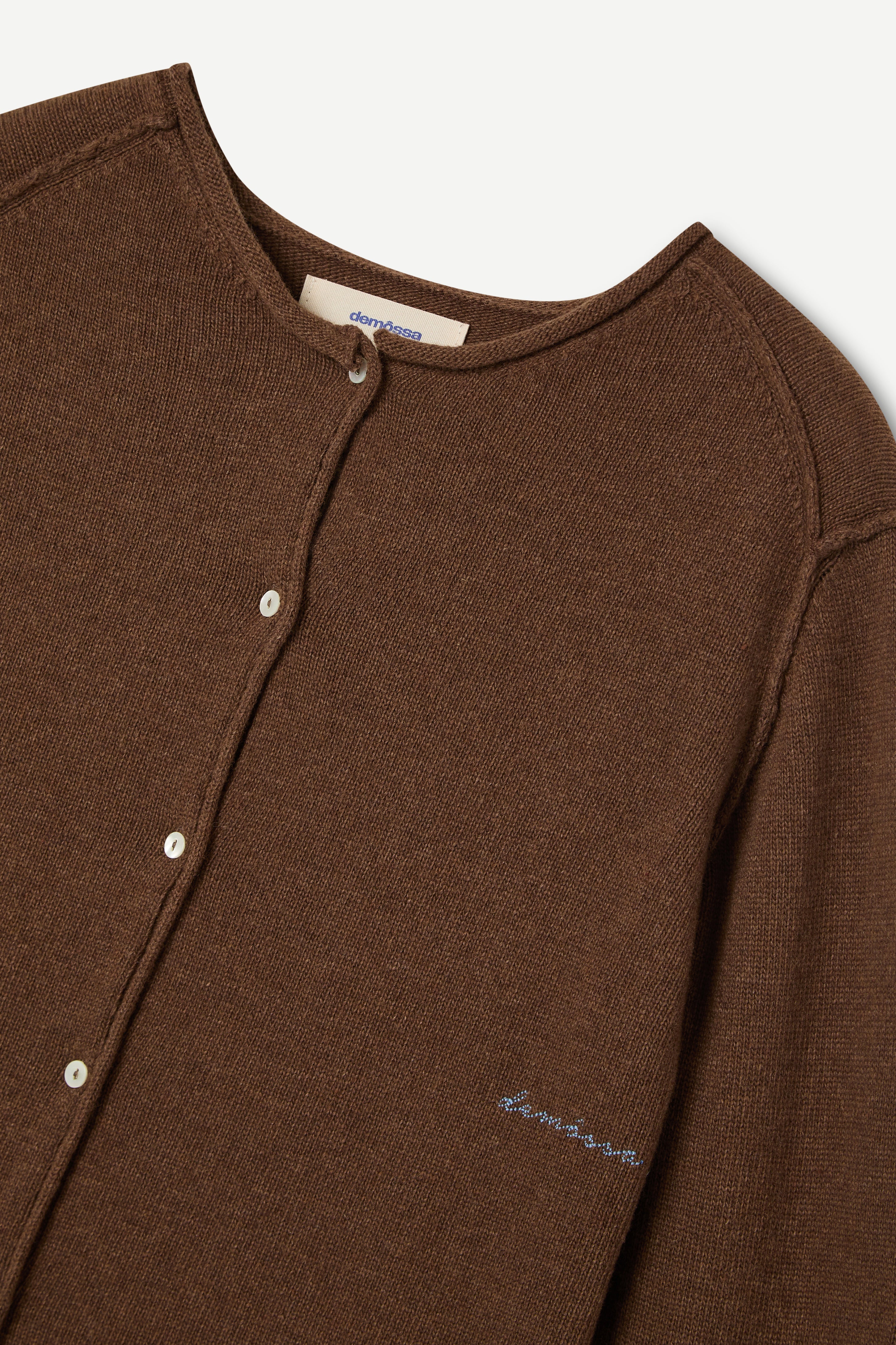 Pippa Chocolate Cardigan