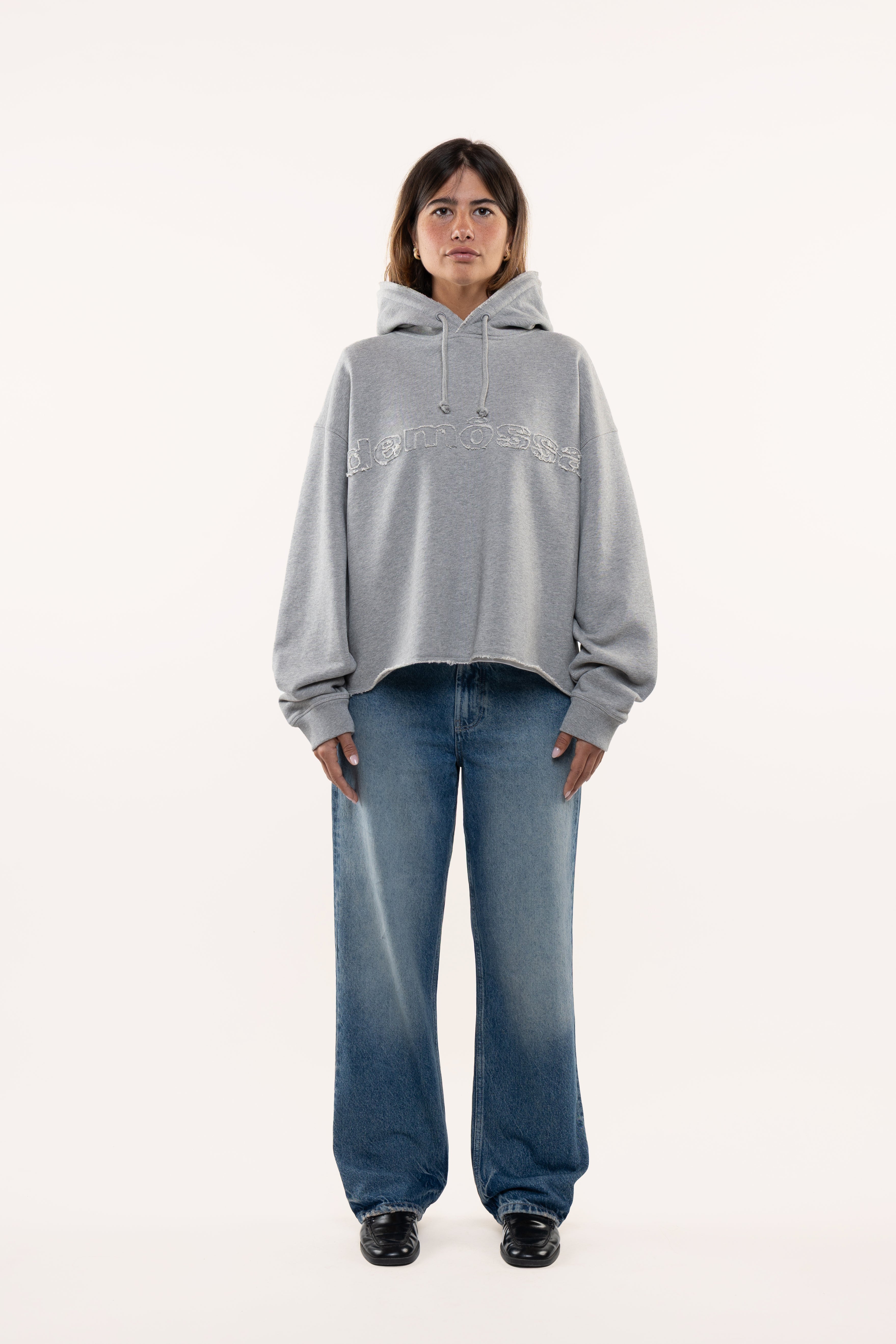 【YOURNUS】Martina Washing Denim Hoodie Fura Hoodie