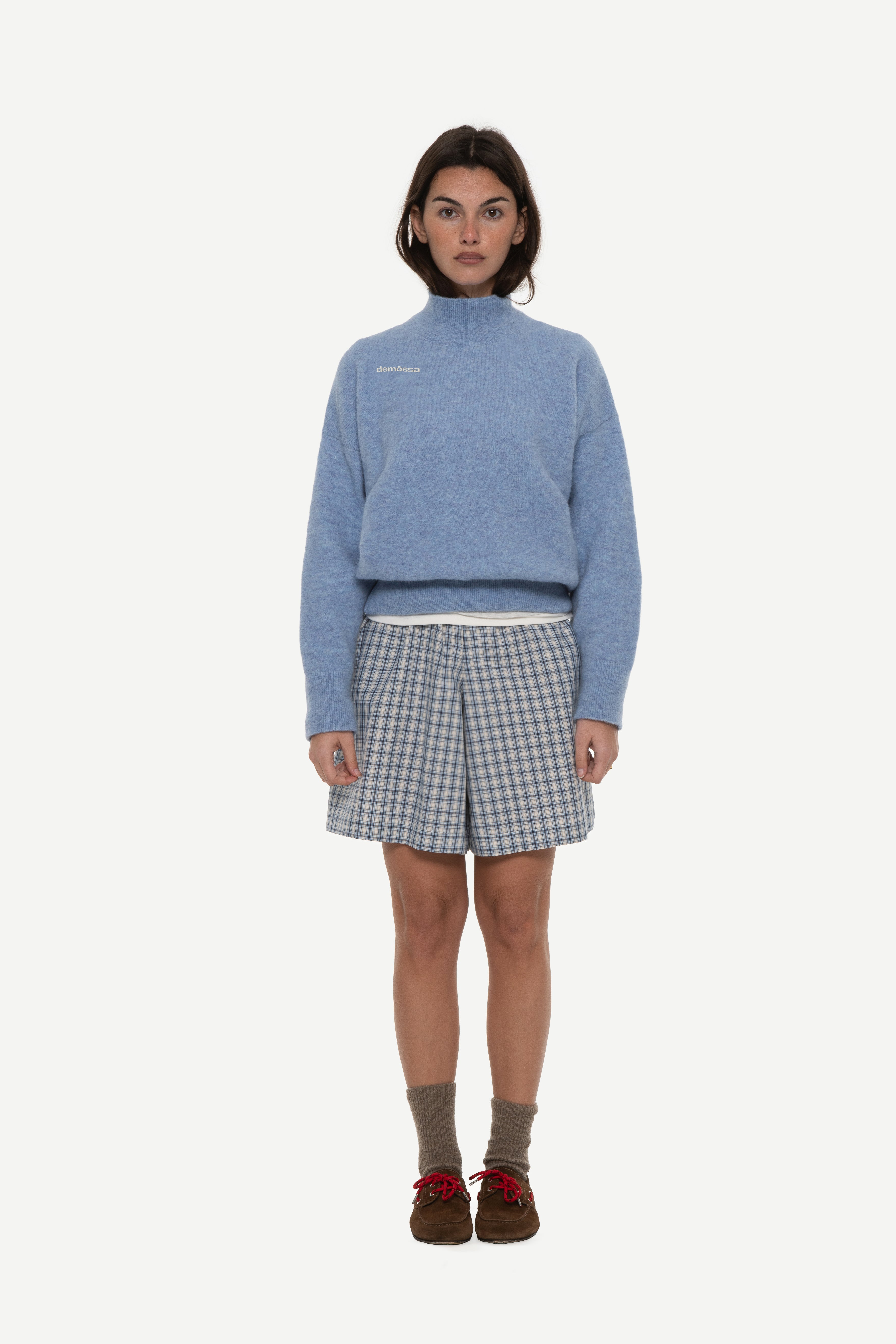 Lassa Blue Alpaca Sweater