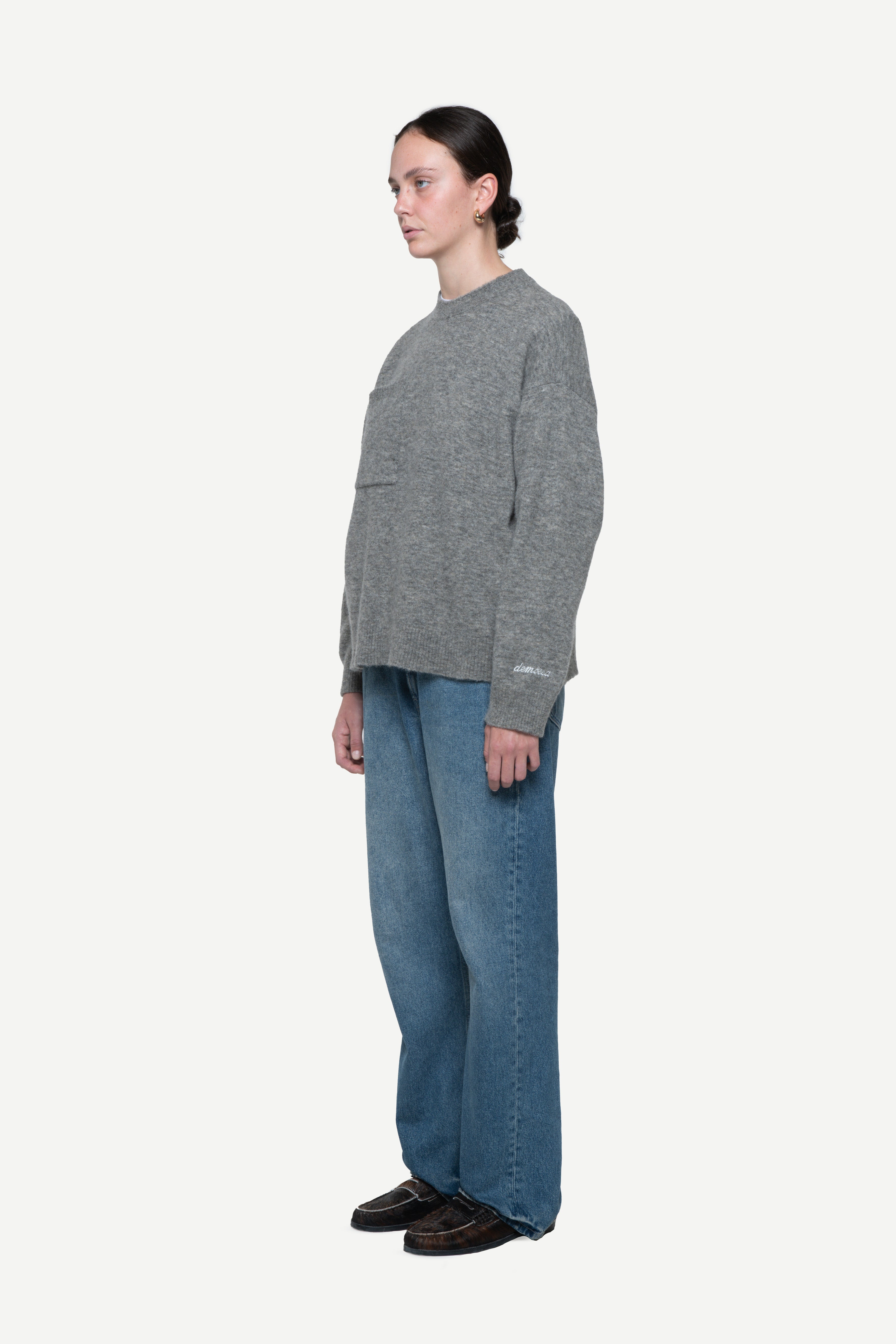 Sielo Grey Alpaca Sweater
