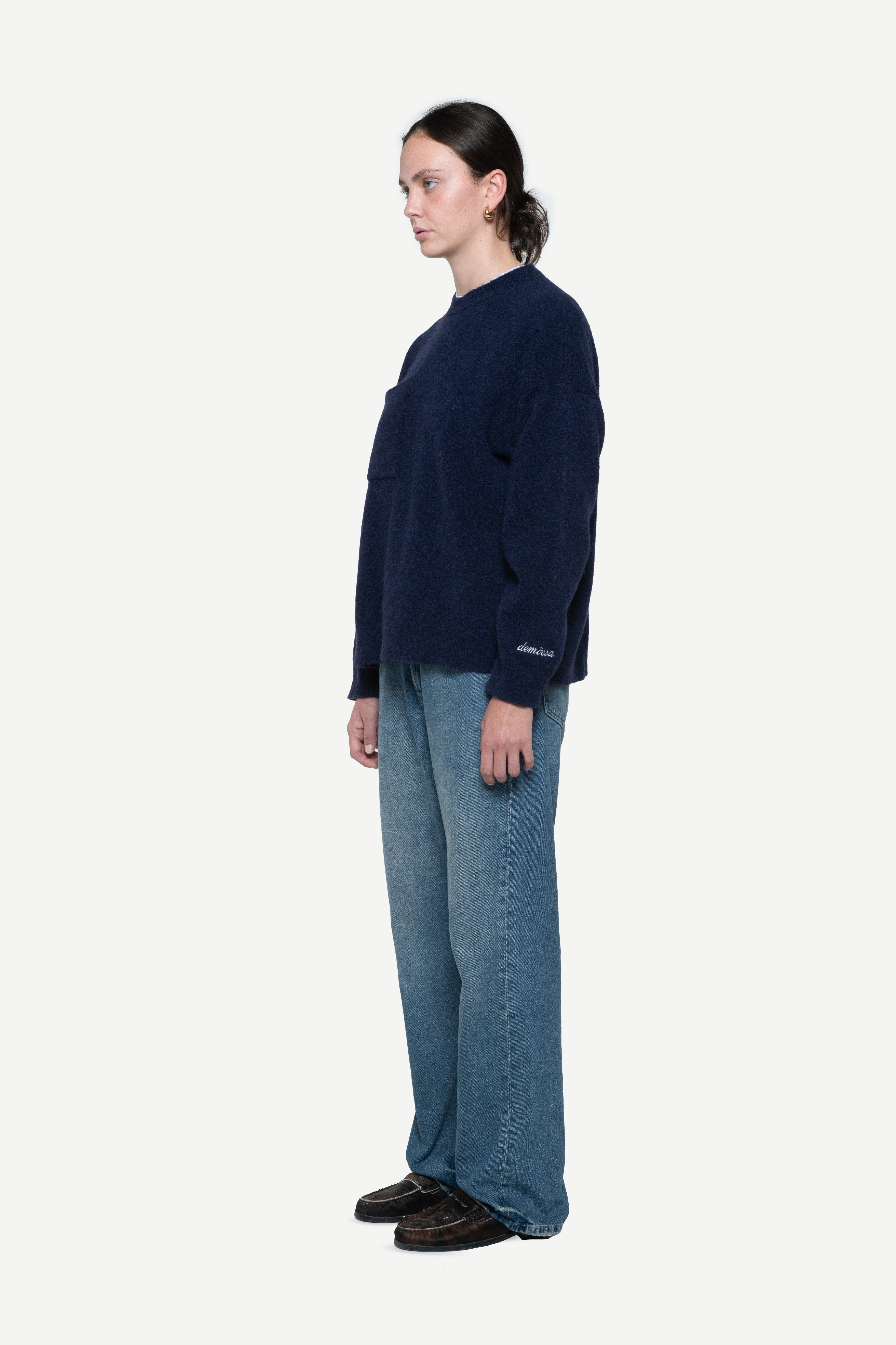 Sielo Navy Alpaca Sweater