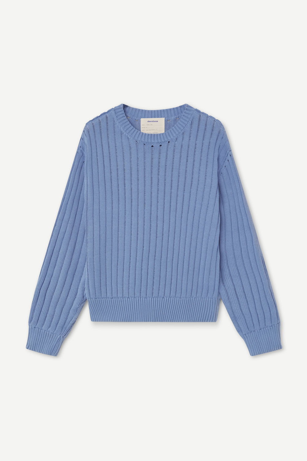 Calobra Open Knit Blue Sweater