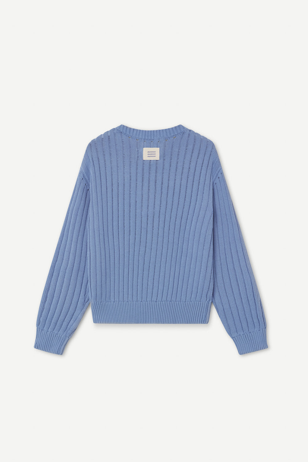 Calobra Open Knit Blue Sweater