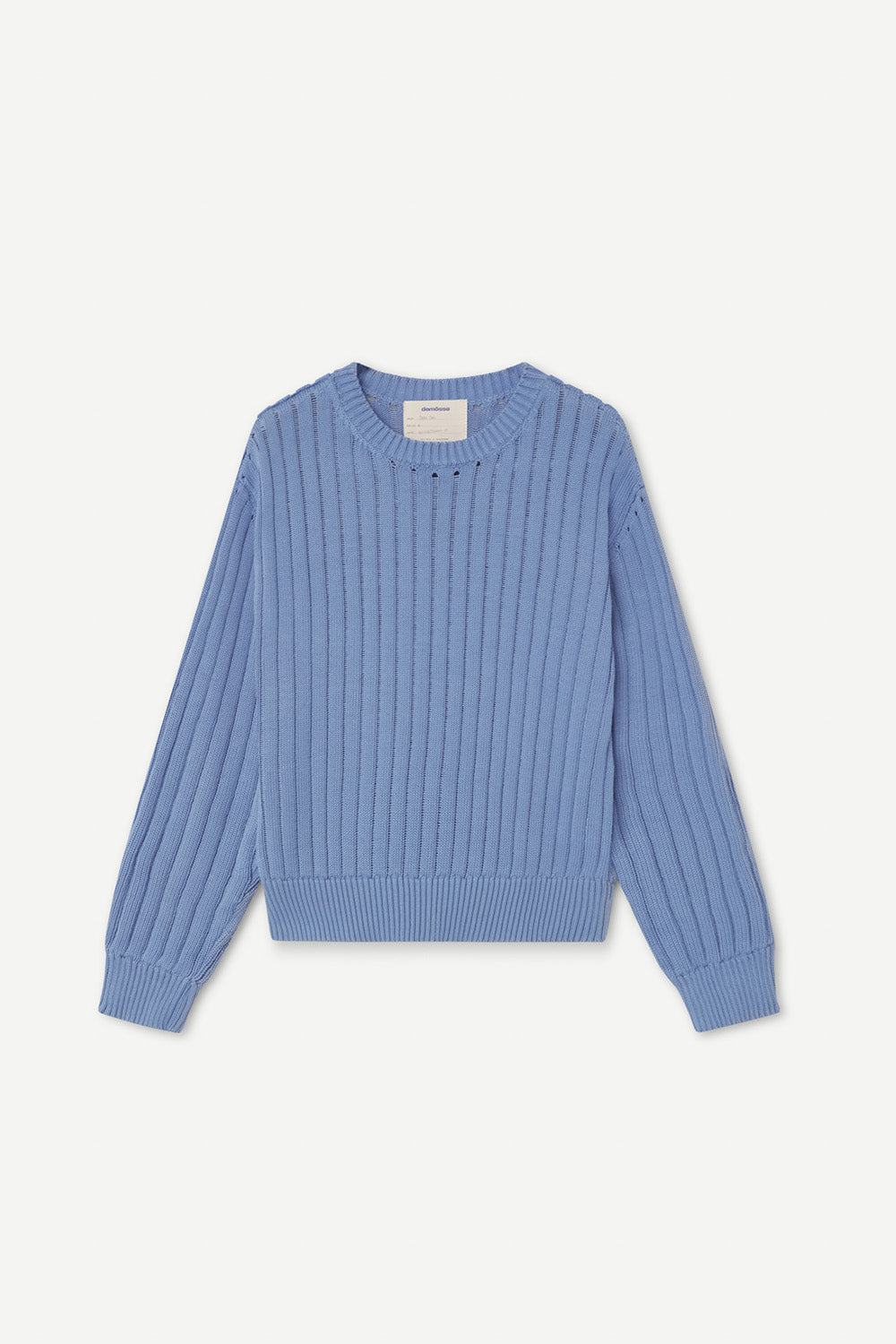 Calobra Open Knit Blue Sweater