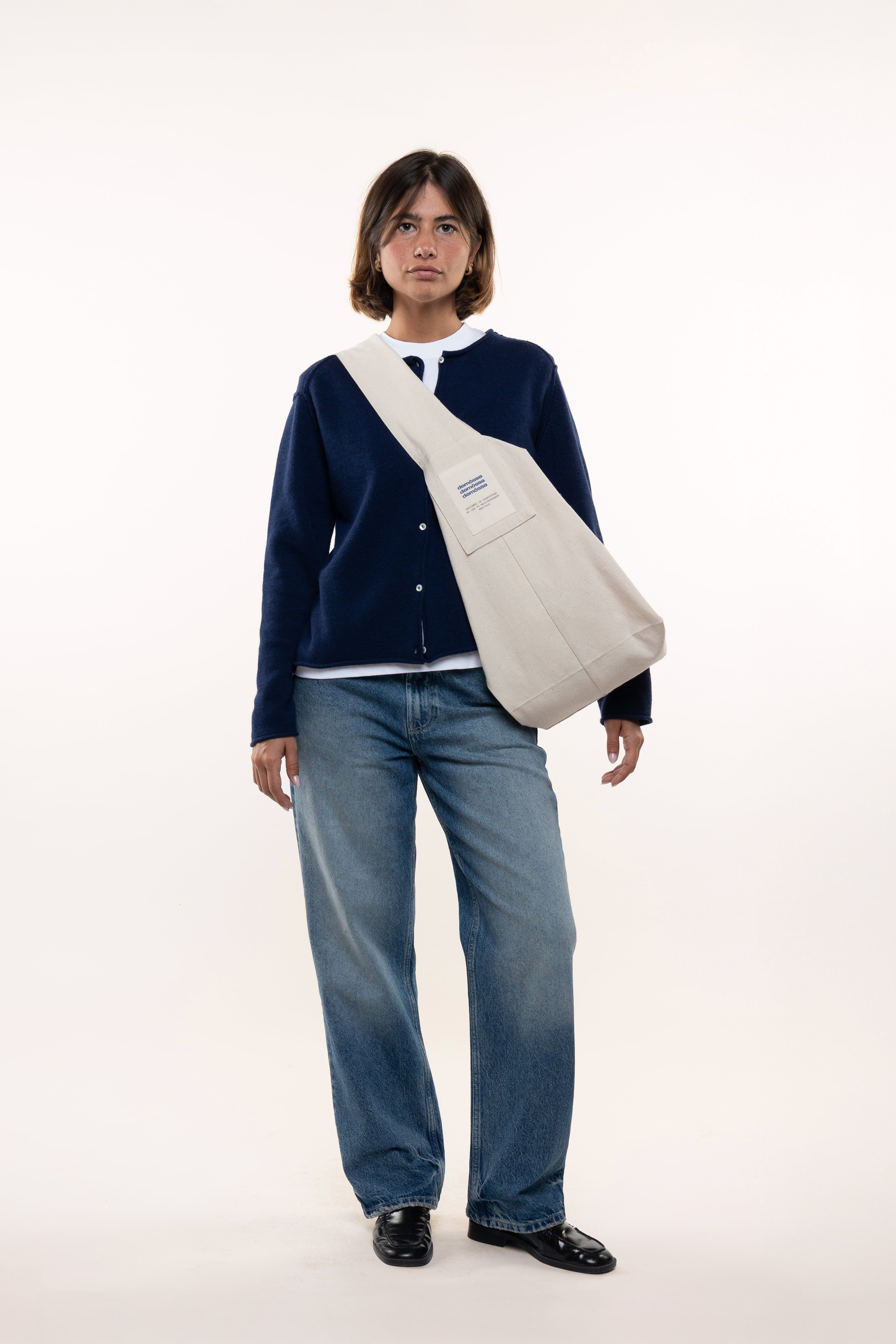 Mossa Cream Tote Bag