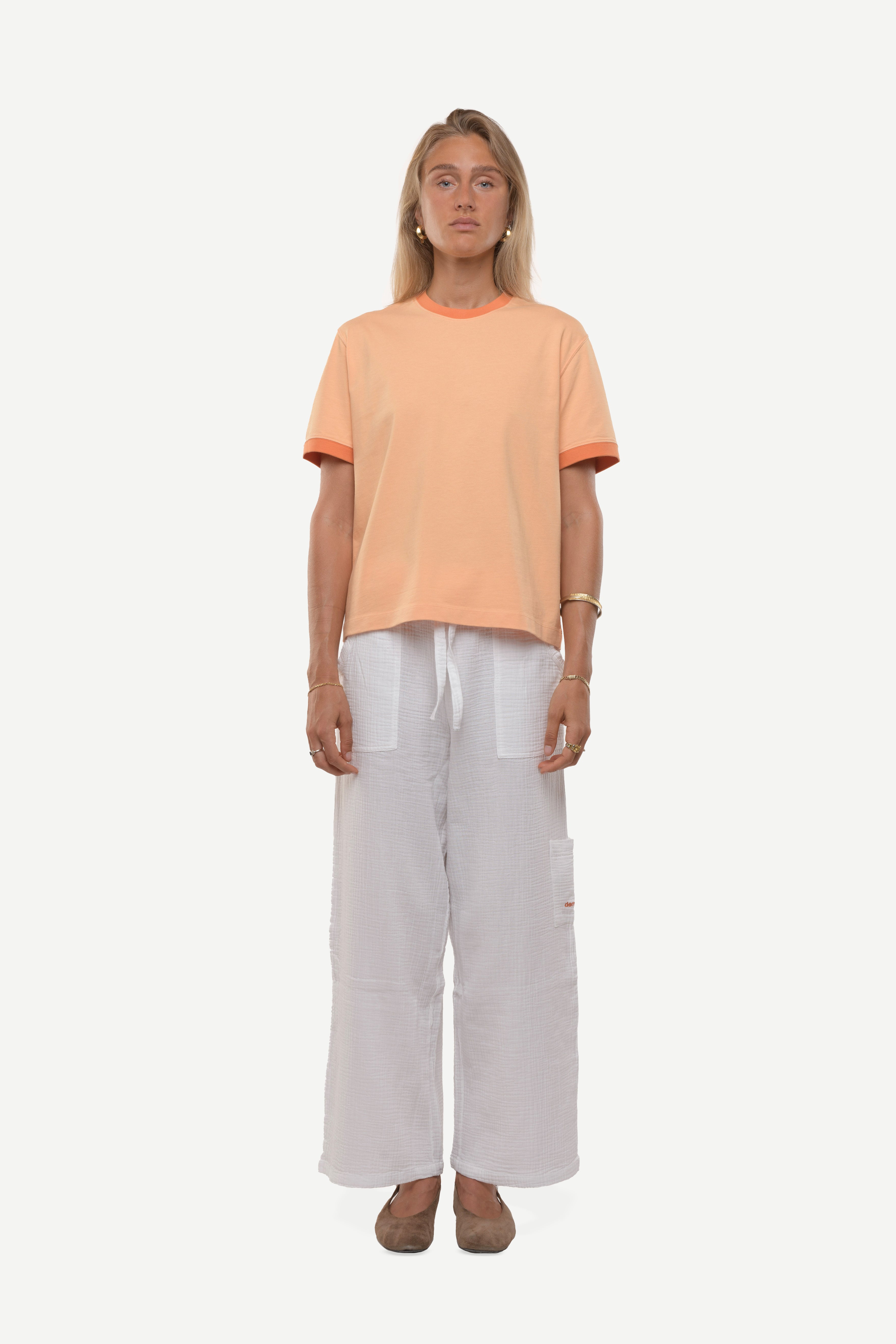 Tシャツ(半袖/袖なし) Baserange / omo tee Tala Orange BASERANGE Omo Tee - orange | Garmentory