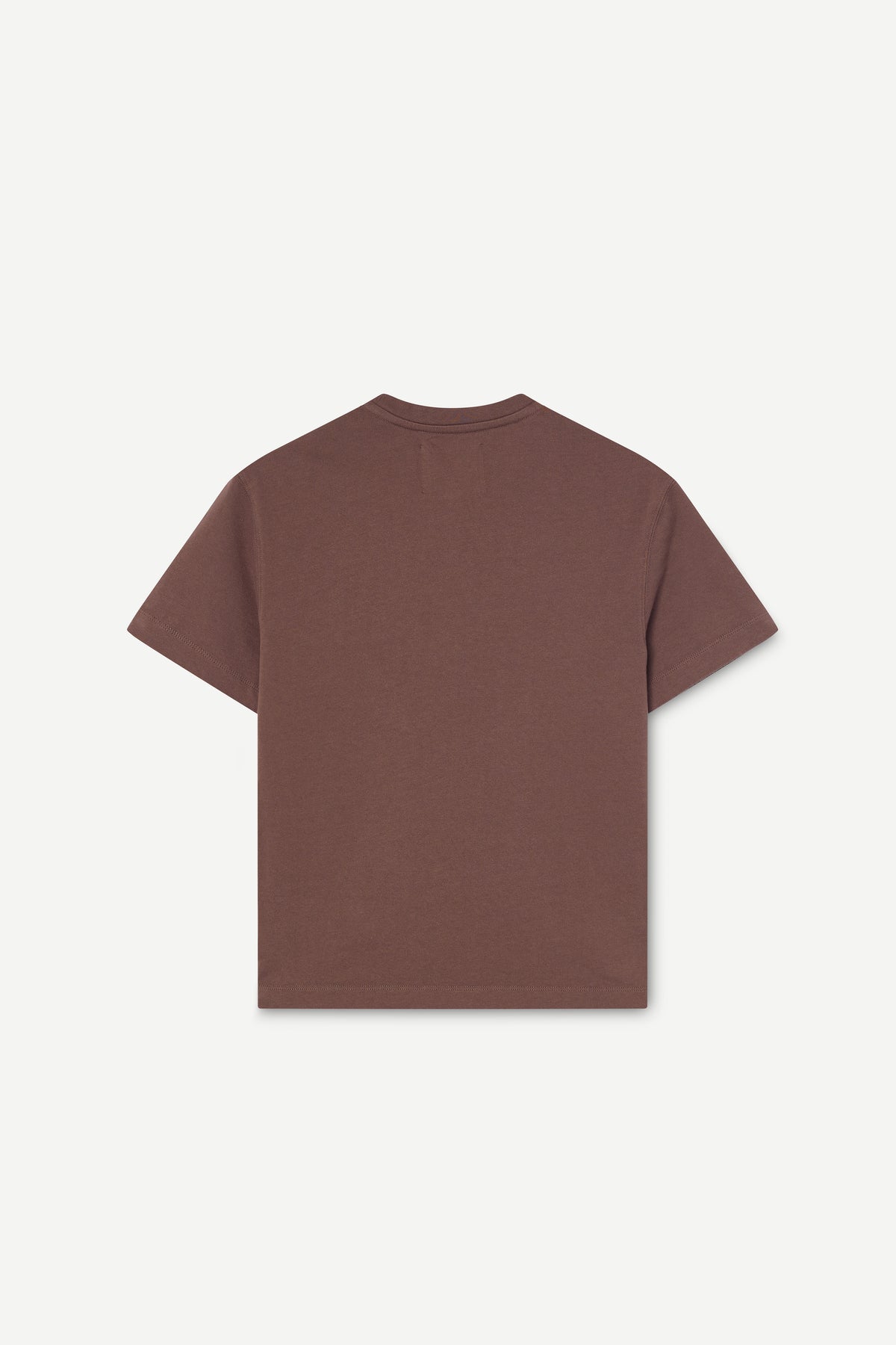 brown t-shirt on a white background