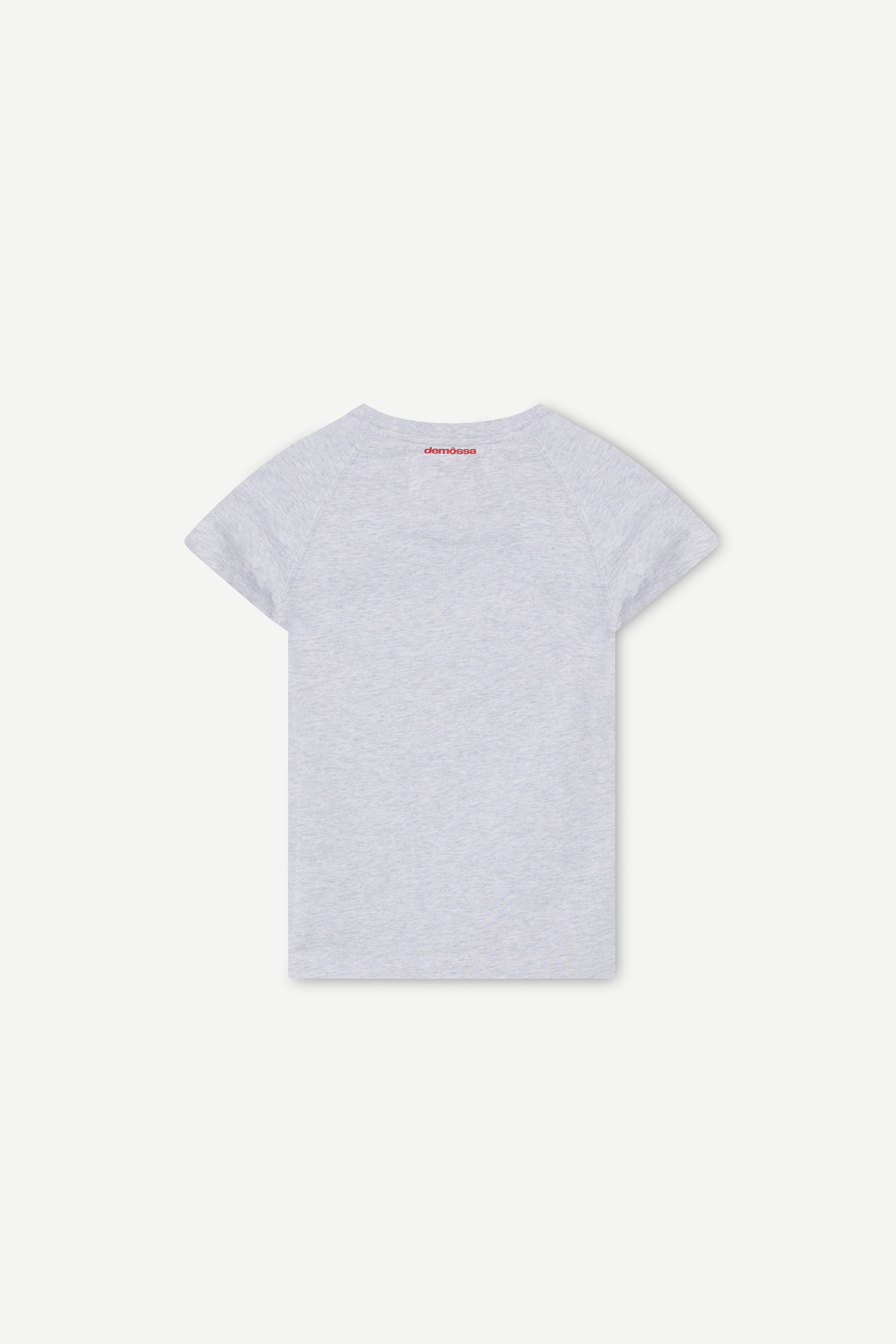 Light gray t-shirt on a white background