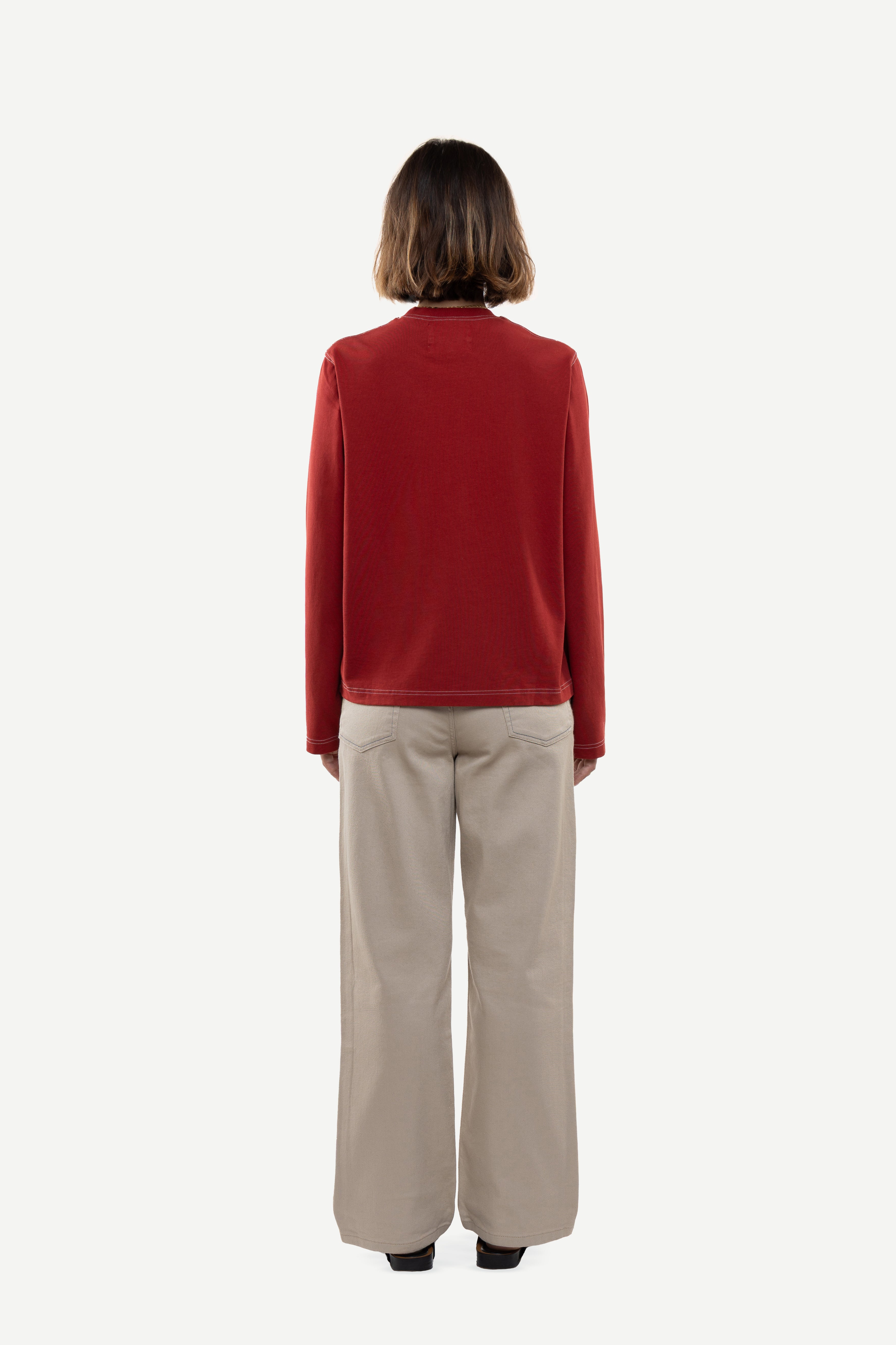 Matthew Red Long-Sleeved T-Shirt