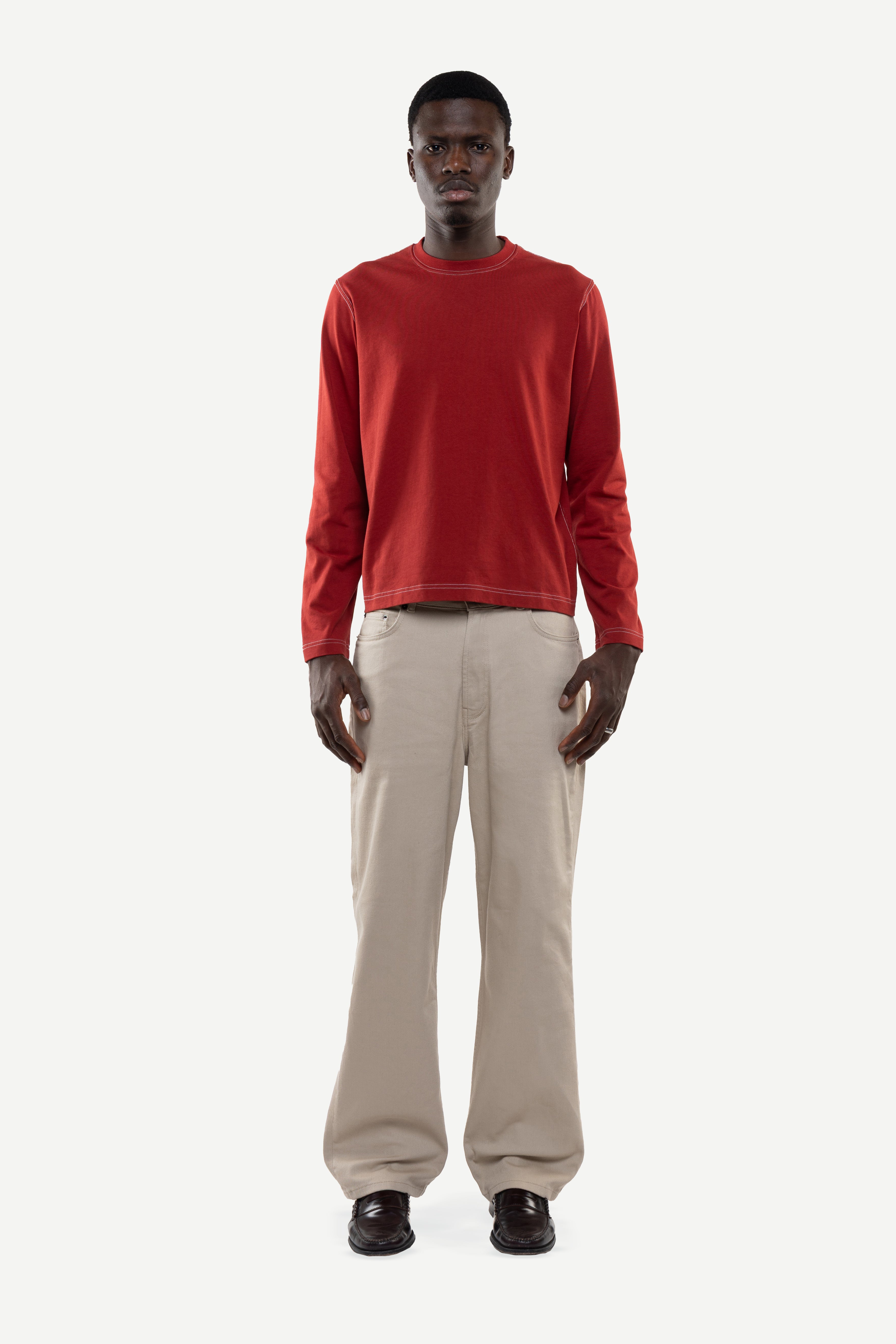 Matthew Red Long-Sleeved T-Shirt