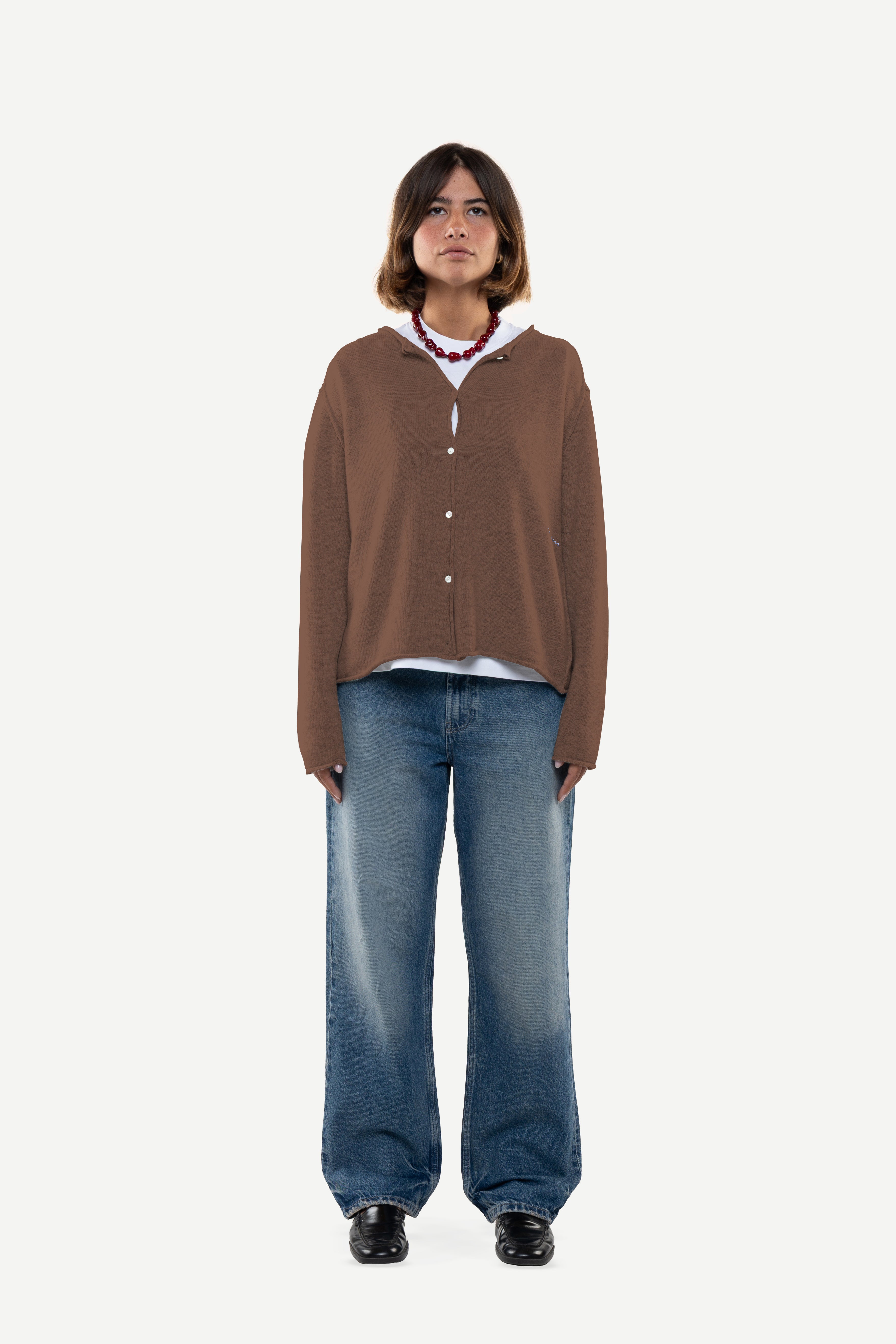 Pippa Chocolate Cardigan