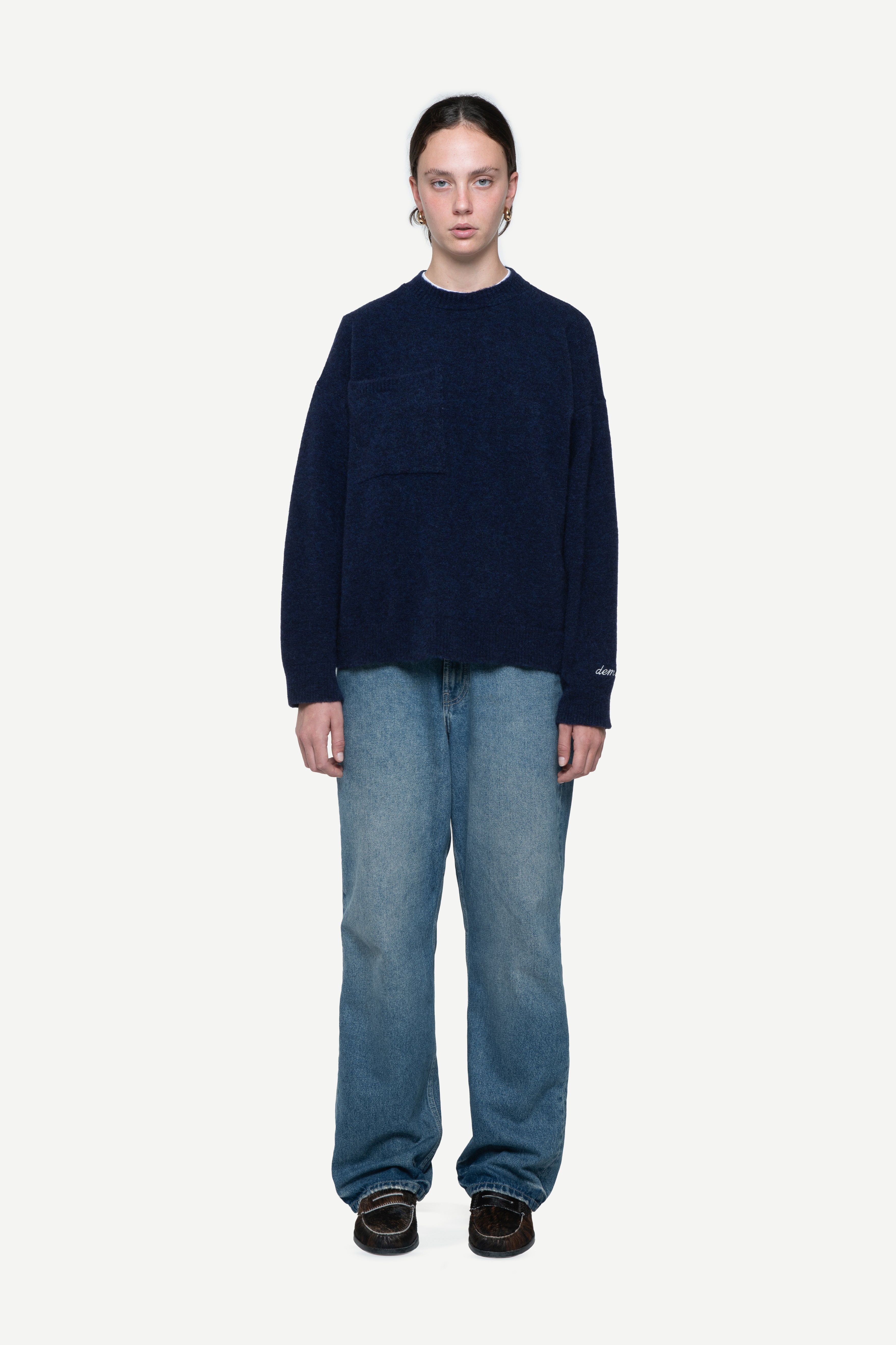 Sielo Navy Alpaca Sweater